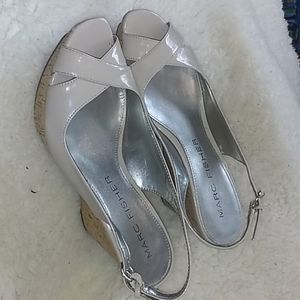 Marc Fisher Peep Toe Sling Back Sandal